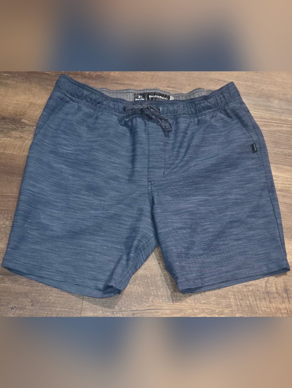 Rip Curl Men's Navy Striped Boardwalk Swim Shorts